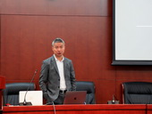 Mr. Gansha Wu giving a keynote talk